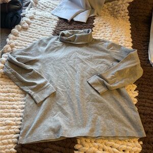 L.L. Bean Gray Turtleneck Sweatshirt